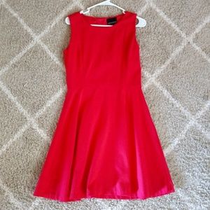 Bright Red Dress